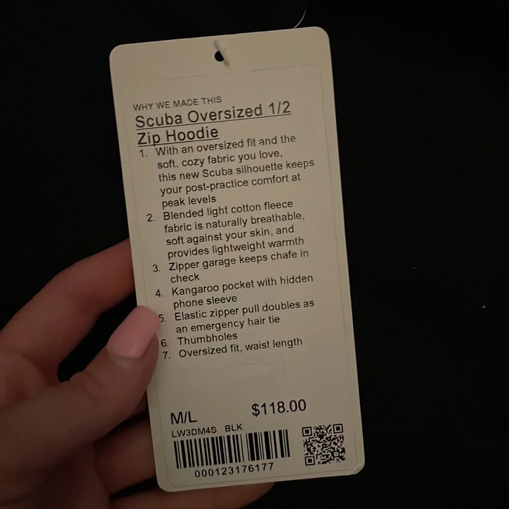 NWT Lululemon Scuba Oversized Half-Zip Hoodie - Picture 9 of 12